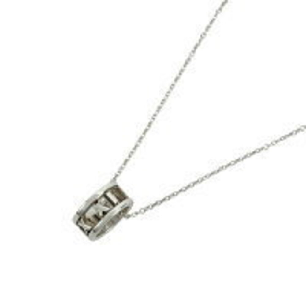 Tiffany Atlas Ring Necklace Pendant Silver